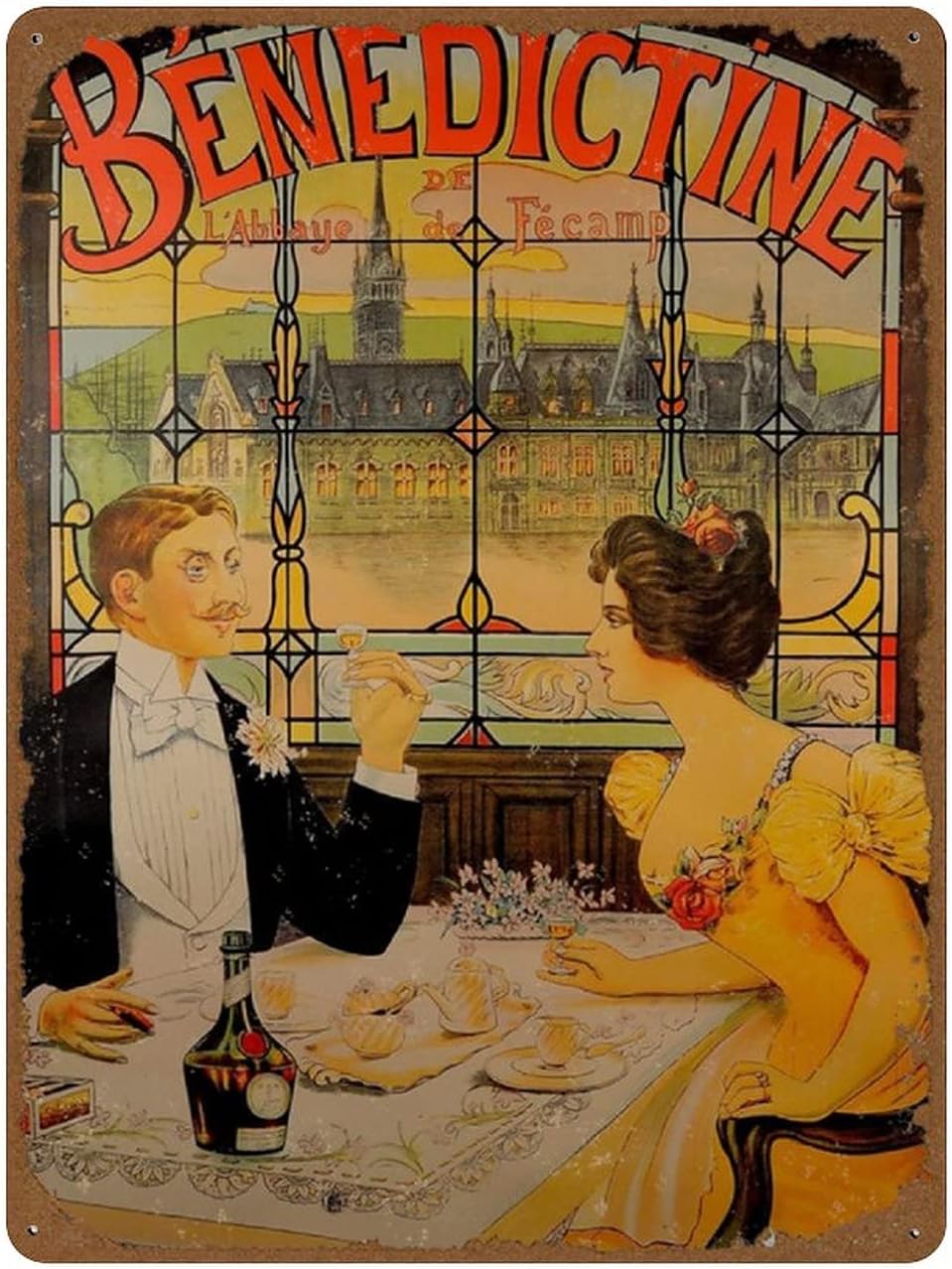 Wine Beer Spirit - Benedictine France 1890 Vintage Bira ve