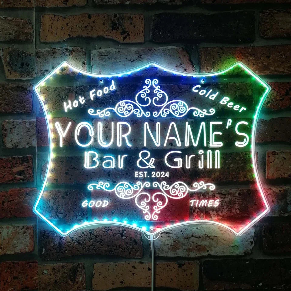 Wine With Beer Name - Kişiselleştirilmiş Adınız Bar ve Izgara Bira