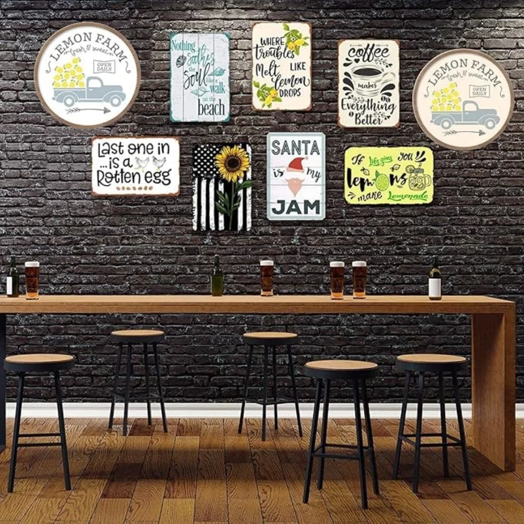 CIFbuy Bodrum Barı Metal Tabel - Wine With Beer Name incelemesi ve fiyatı