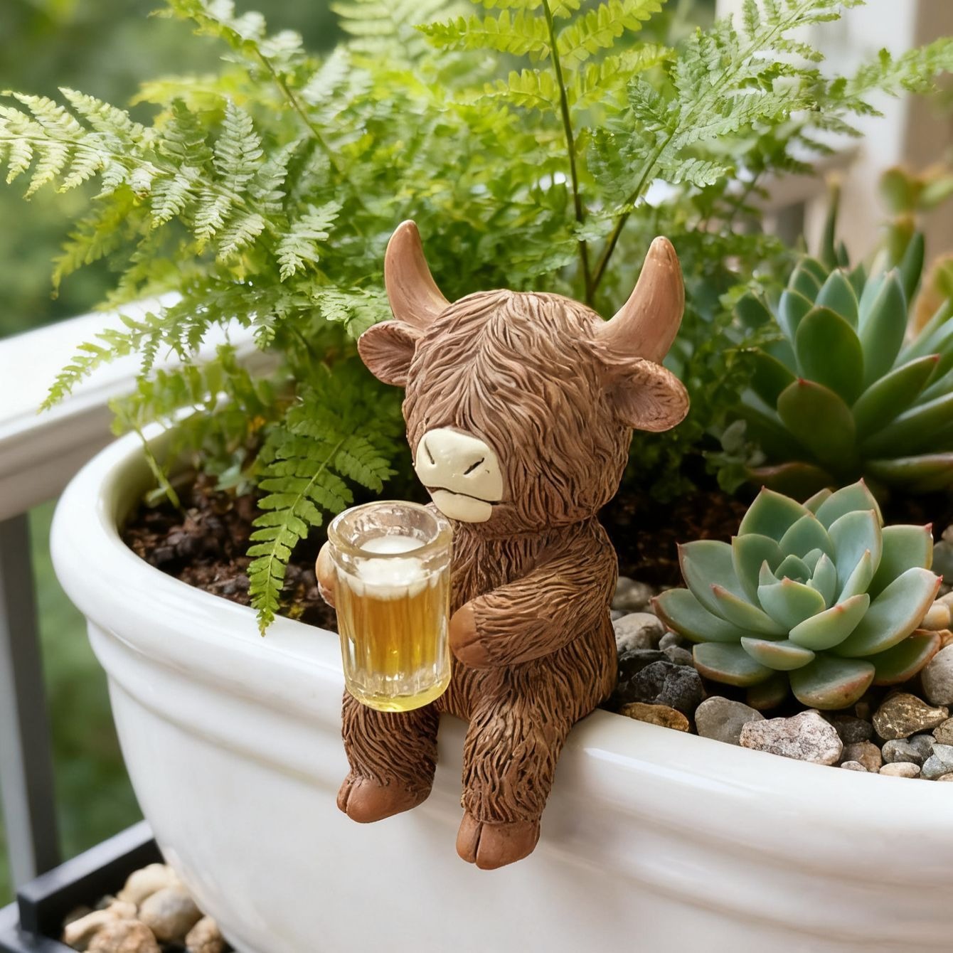 Komik HighlandS İnek Figürü Şa - Wine Beer Garden incelemesi ve fiyatı